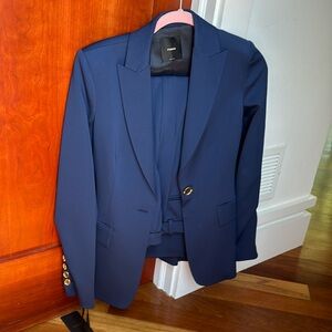 Unworn, recently purchased Pinko blue suit size 38 (European)